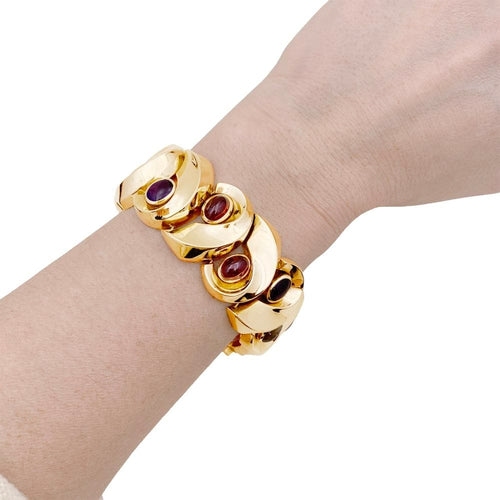 Bracelet Bracelet or jaune, pierres de couleur. 58 Facettes 35227