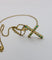 Pendentif Pendentif croix en or jaune avec émeraudes naturelles 58 Facettes 50141