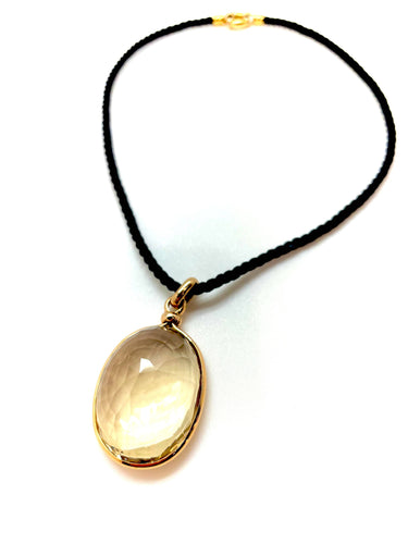 Pendentif Pendentif imposante citrine 58 Facettes M8942