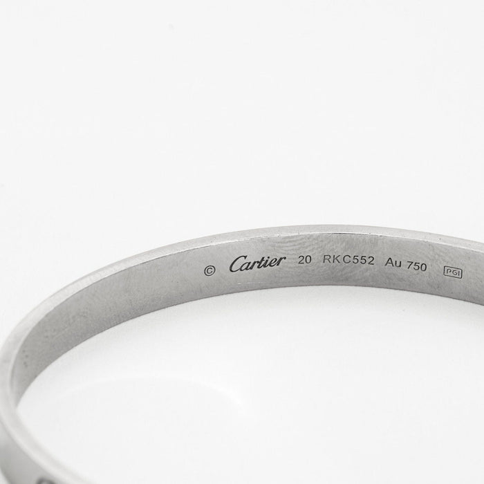 Bracelet CARTIER - Love or blanc 58 Facettes