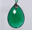 Boucles d'oreilles Boucles D'oreilles Chandelier Or Noir, Agate Verte Et Émeraude 58 Facettes