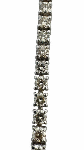 Bracelet Bracelet rivière diamants or blanc 58 Facettes