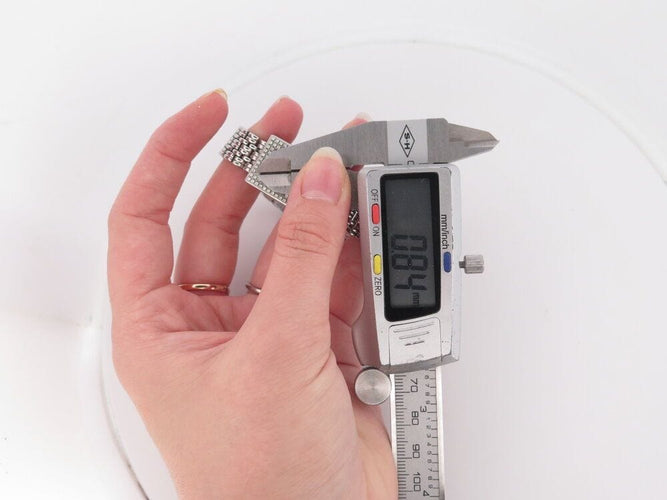 Montre vintage montre POIRAY sertie de 80 diamants 21 mm quartz classique acier 58 Facettes 268175