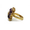 Bague 59 Bague - Or, améthystes et diamants 58 Facettes 250184R