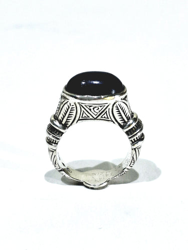 Bague 57 Bague Argent et Lapis 58 Facettes