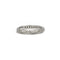 Bague 51 Bague or blanc et diamants 58 Facettes 200078R