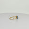 Bague Bague en or jaune avec topaze bleue ovale 58 Facettes 2508021