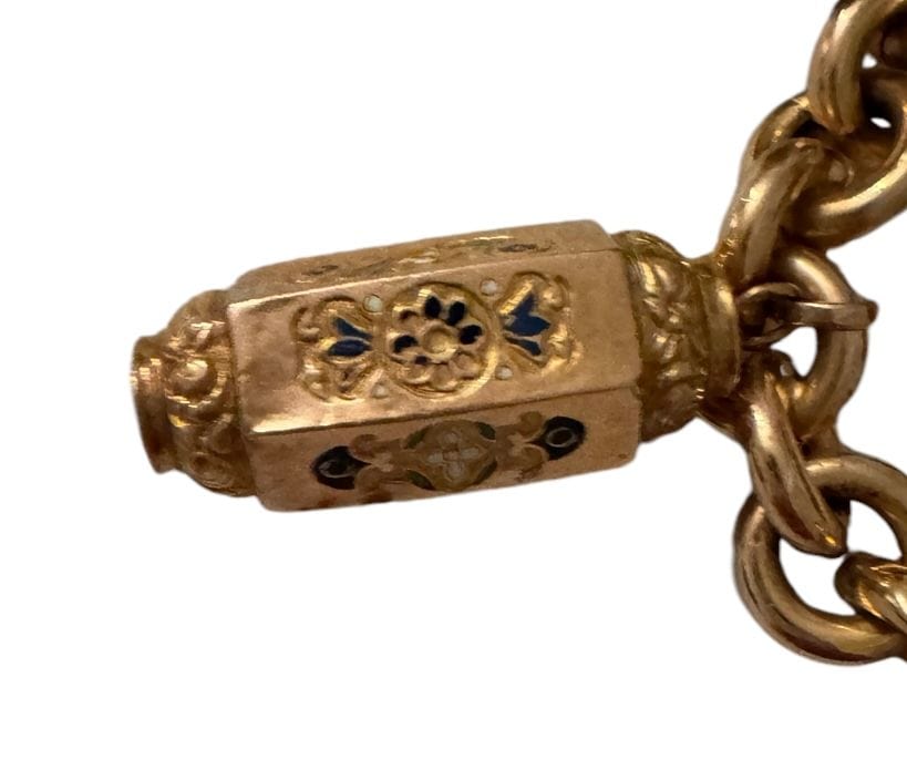 Geelgouden armband Bedels