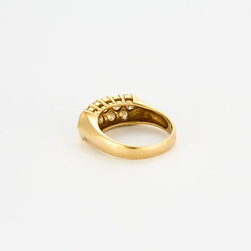 Bague 52.5 Bague or jaune diamants 58 Facettes LP979/11