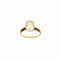 Bague 53 Bague en or jaune et topaze naturelle 58 Facettes CAE-RI-OV-YGBT