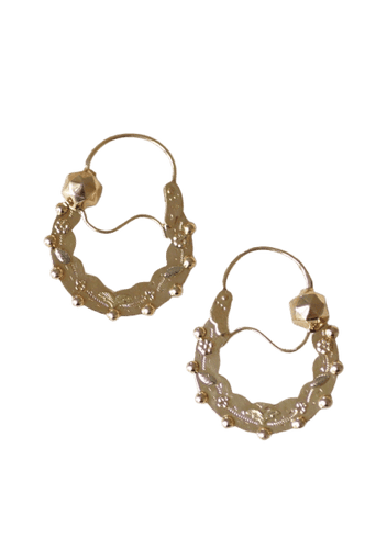 Boucles d'oreilles Boucles d'Oreilles Créoles Savoyardes Or Rose et Jaune 58 Facettes