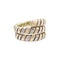 Bague 55 Bague Bulgari, "Tubogas", deux tons ors. 58 Facettes 35166