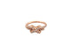 Bague 53 bague CHAUMET jeux de liens 082179 en or rose 18k diamants 0.35ct t52 58 Facettes 268402