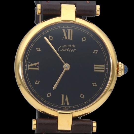 Montre Cartier Montre Must De Cartier Vermeil 58 Facettes MT39163