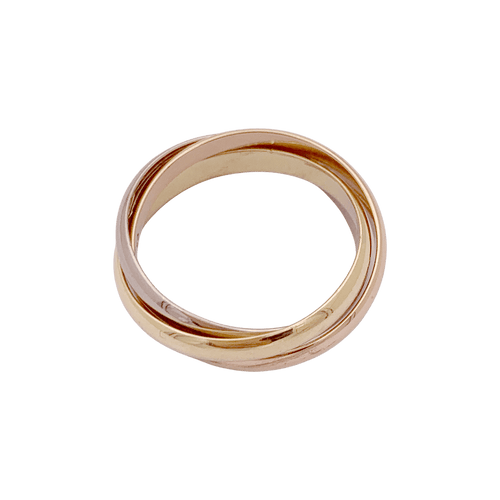 Bague 53 Bague CARTIER Trinity, trois ors. 58 Facettes 34758