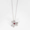 Pendentif Pendentif or blanc, rubis, diamants 58 Facettes