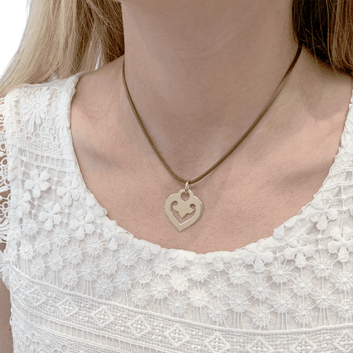 Pendentif Pendentif O.J.Perrin, "Coeur Légendes", or jaune. 58 Facettes 34646