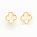 Boucles d'oreilles Van Cleef & Arpels - Boucles d’oreilles Alhambra Vintage Nacre Or Jaune 58 Facettes