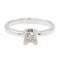 Bague 58 Bague Solitaire Or blanc Diamant 58 Facettes 2208894CN