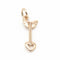 Pendentif Pendentif flèche d'amour DODO en or rose 58 Facettes D363547SO