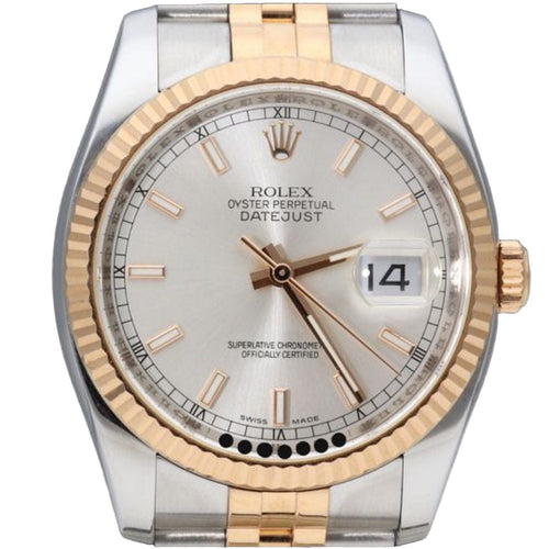 Montre Rolex Montre Date Just 36 58 Facettes MT42556