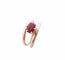 Bague 57.5 Bague Rubis en solitaire Or Jaune 58 Facettes AA 1642