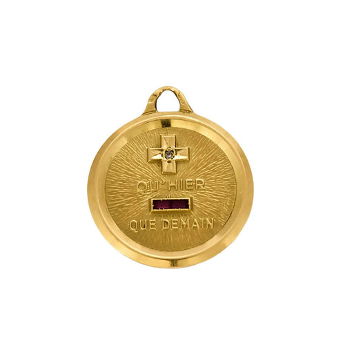 Pendentif Augis Pendant en Or jaune 18k 58 Facettes LAN14372