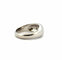 Bague 54 Bague jonc anglais signé Cartier en or blanc et diamant 58 Facettes