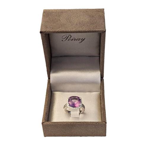 Bague 51 Poiray Bague  Filles Antik Or blanc Améthyste, Diamant 58 Facettes 4693193RV