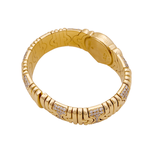 Montre Montre Bulgari,"Parentesi", en or jaune, diamants. 58 Facettes 34553