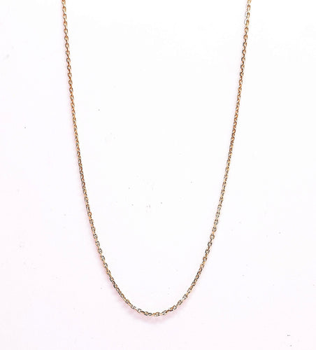 Collier Chaine maille forçat diamantée 58 Facettes CH.234/8