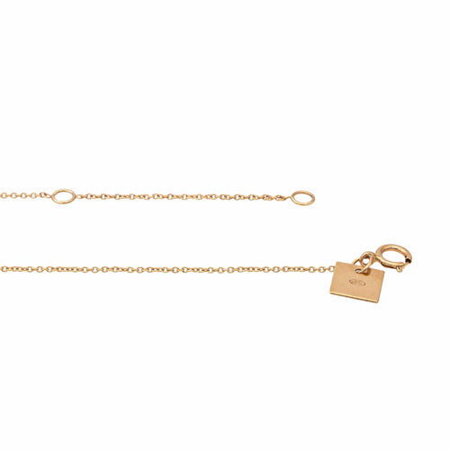 Collier Ginette NY Collier Pendentif Bliss Mini On Chain Or rose 58 Facettes 2682449CN