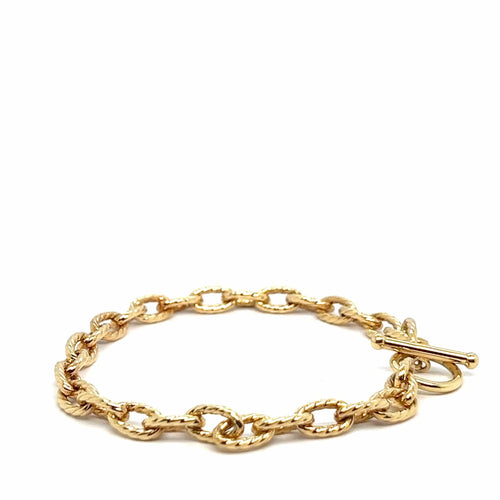 Bracelet Bracelet chaîne en or jaune 58 Facettes