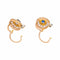 Boucles d'oreilles Boucles d'oreilles Dormeuses Or rose, Or jaune, Platine Saphir, Diamant 58 Facettes 4801530CN