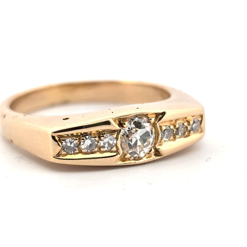 Bague 60 Bague en or jaune et diamant 58 Facettes