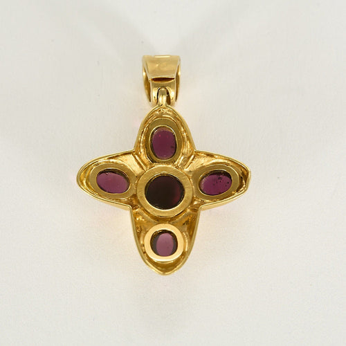 Pendentif Pendant en Or jaune 18k Tourmaline 58 Facettes ORA0004