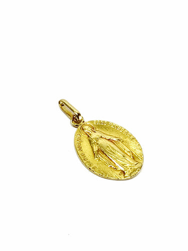 Pendentif Médaille miraculeuse en or jaune 58 Facettes