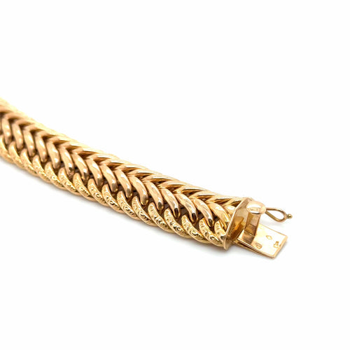 Bracelet bracelet or jaune - Maille américaine 58 Facettes 1.0001704/1