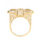Bague 52 RAINBOW K - Bague Majesty or jaune et diamants 58 Facettes 85848