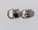 Boucles d'oreilles Boucles d’oreilles dormeuses améthyste or et argent 58 Facettes