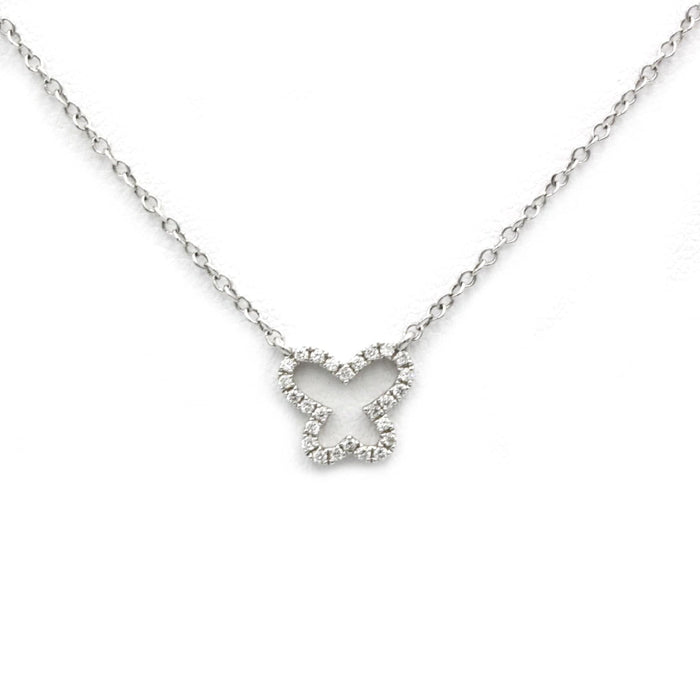 Collier Collier or blanc diamants 58 Facettes 220513R