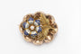 Broche Broche de style Biedermeier avec émail et perle, Allemagne, première moitié du XIXe siècle 58 Facettes 9526A