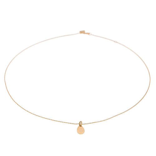 Collier Ginette NY Collier Pendentif Bliss Mini On Chain Or rose 58 Facettes 2682449CN