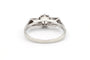 Bague 51 Bague Art Déco en or blanc sertie d'un diamant 58 Facettes 14065