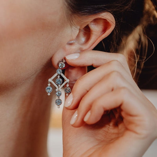 Boucles d'oreilles TIFFANY & CO - Boucles d'oreilles - platine 58 Facettes