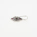 Boucles d'oreilles Boucles d'oreilles en or blanc diamants et rubis 58 Facettes LP782/13