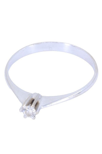 Bague 56 Solitaire diamant 58 Facettes 085681