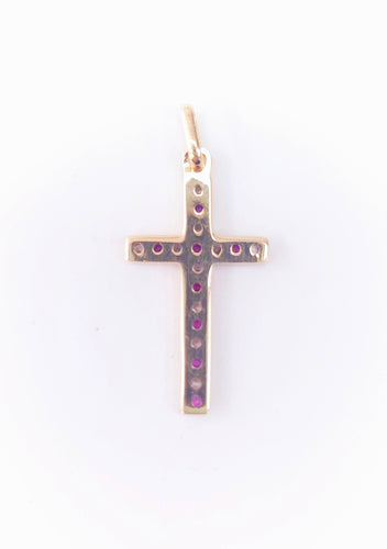 Croix diamant et rubis 58 Facettes CRX.DT.RUB-1199