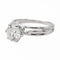 Bague 50 Bague Solitaire Or blanc Diamant 58 Facettes 2537614CN