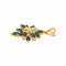 Pendentif Pendentif Or jaune Saphir, Diamant 58 Facettes 4508852CN